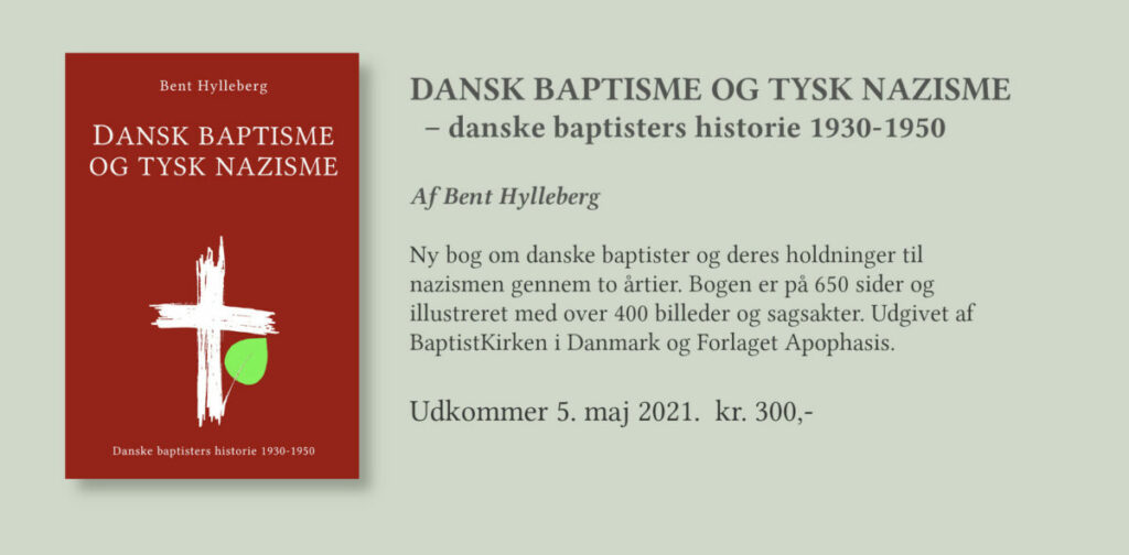 Dansk baptisme og tyske nazisme – danske baptisters historie 1930-1950